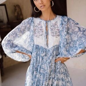 L Daughters of India Jaya MIDI Dress - NWT